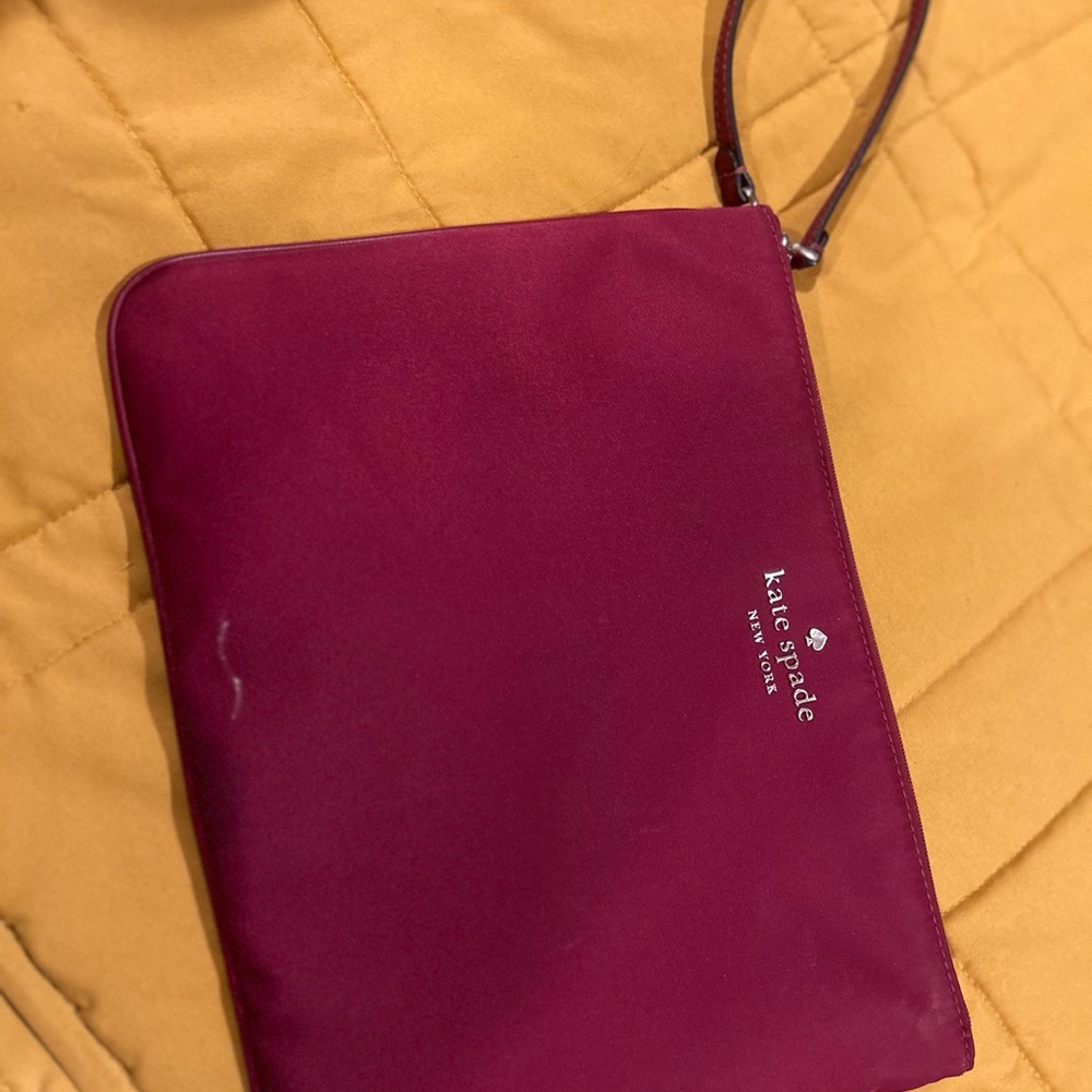 Kate Spade Burgundy Clutch